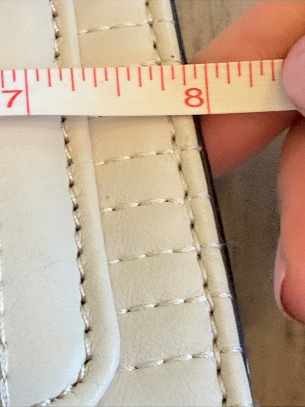 ALDO Cream Quilted Top-Handle Satchel with Gold Chain Accent - Picture 11 of 15